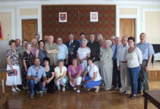 Uczestnicy Regionalnych Warsztatów wraz z Prezydentem Miasta Zamość Marcinem Zamoyskim